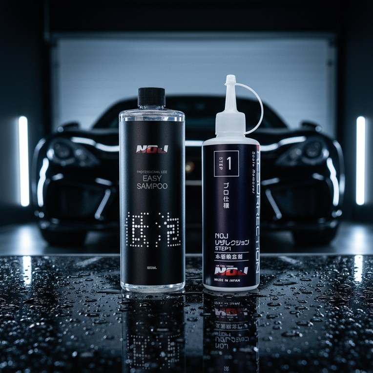 NOJ 継続の美 洗車体験セット EASYシャンプーとスケールリムーバーの2STEPカーケア商品